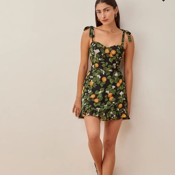 Reformation Christine Dress in Clementine *NEW* - Picture 1 of 7